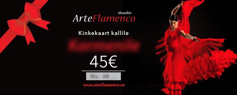 Stuudio ArteFlamenco kinkekaart