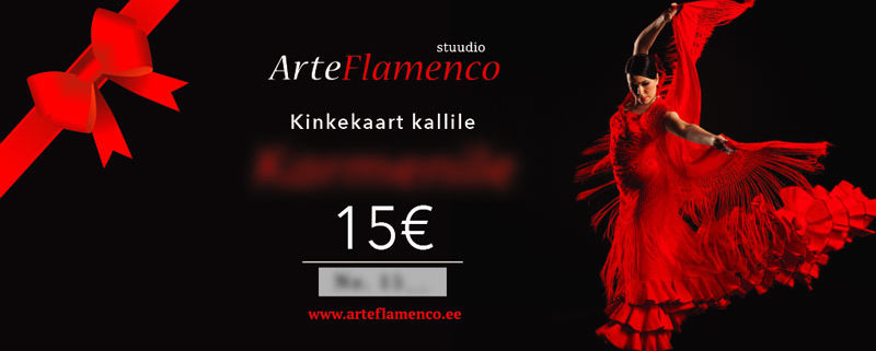 Stuudio Arteflamenco kinkekaart